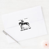 ÜBERWINDEN SIE ES NUR QUADRATISCHER AUFKLEBER (Umschlag)