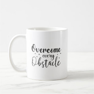 Überwinden Sie jedes Hindernis - Fitness, Hektik, Kaffeetasse
