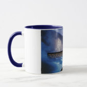 Überwinden Sie Schwierigkeits-Inspirational Tasse (Links)