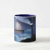 Überwinden Sie Schwierigkeits-Inspirational Tasse (Zentrum)