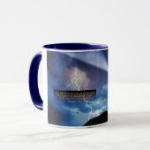 Überwinden Sie Schwierigkeits-Inspirational Tasse (Vorderseite Links)