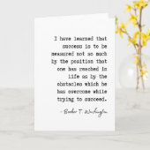 Überwinden von Hindernissen Abschluss-Karte Karte (Gelbe Blume)