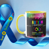 Überwindung der Barrieren Autismus Bewusstseinsbil Tasse