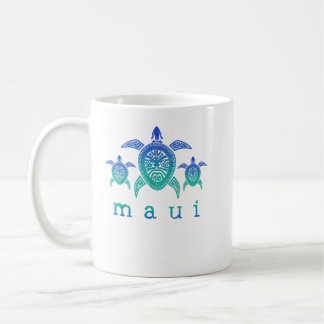 Überwindung der Härte Maui - Hawaii-Meeresschildkr Kaffeetasse