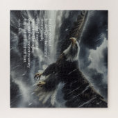 Überwindung des Sturms Isaiah 40:31 Puzzle (Horizontal)