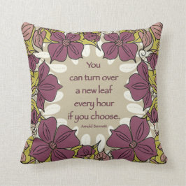 Überwindung eines neuen Leaf Kissen