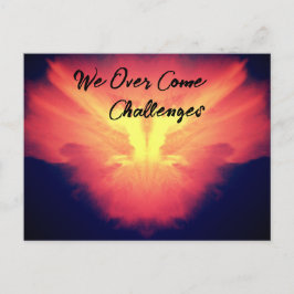 Überwindung eines Verlustes eines Begleiters oder  Postkarte