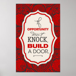 Überwindung von Hindernissen für motivierende Zita Poster