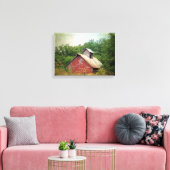 Überwuchert und aufgegeben leinwanddruck (Insitu (Wohnzimmer))