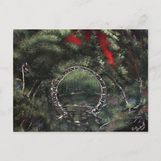 Überwuchert und vergessen postkarte (Vorderseite)