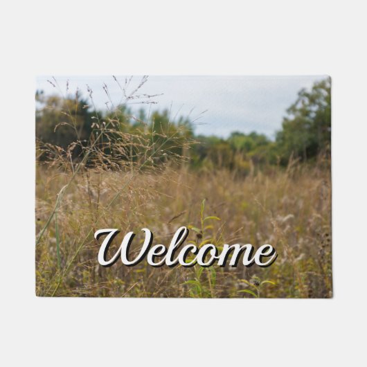 Überwucherte Prärie Willkommen Doormat Fußmatte (Vorderseite)