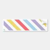 Überwundene Streifen Autoaufkleber (Vorne)