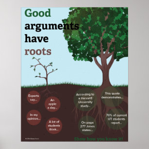 Überzeugendes Essay Tree English Poster