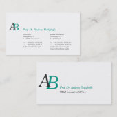 Überzeugt durch visitenkarte (Vorne/Hinten)