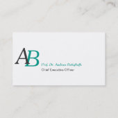 Überzeugt durch visitenkarte (Rückseite)