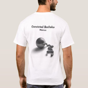 Überzeugter Bachelor-Ball und Kette T-Shirt