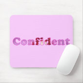 Überzeugtes buchstabiert mit rosa Blumen mousepads (Mit Mouse)