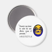 Überzeugung, Charakter, Anführungsmagnet zu Aristo Magnet (Vorderseite/Rückseite)