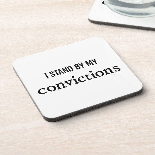 Überzeugung harter Kunststoff-Untersetzer Getränkeuntersetzer (Linke Seite)