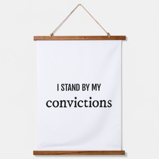 Überzeugungen Holztäfelung Wandteppiche (Vorderseite)