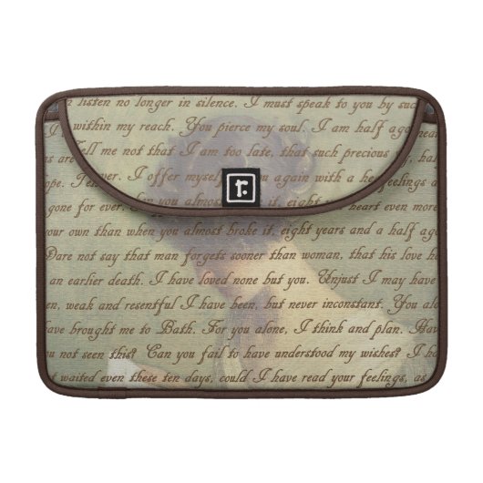 Überzeugungs-Buchstabe Sleeve Für MacBook Pro (Vorderseite geschlossen)