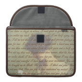 Überzeugungs-Buchstabe Sleeve Für MacBook Pro (Vorderseite)