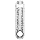 Überzeugungs-Text doppelseitig Speedflaschenöffner (Rückseite)