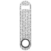 Überzeugungs-Text doppelseitig Speedflaschenöffner (Vorderseite)