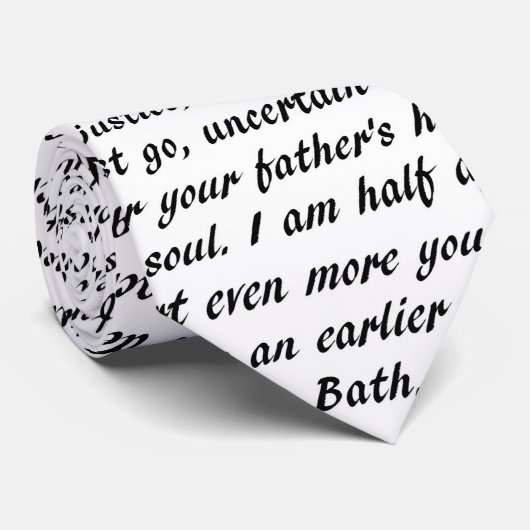 Überzeugungs-Text Krawatte (Gerollt)