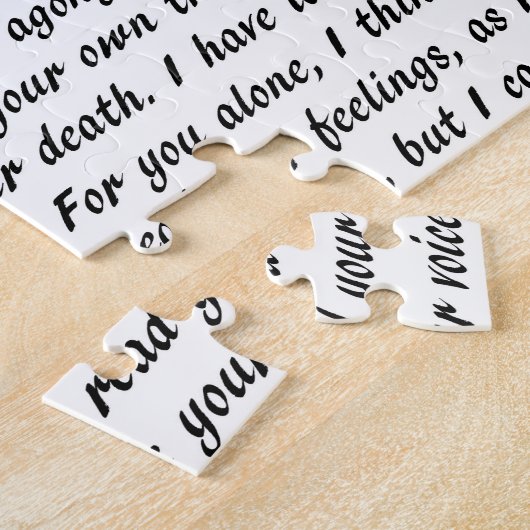 Überzeugungs-Text Puzzle (Seite)