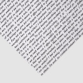 Überzeugungs-Text Seidenpapier (Ausschnitt)