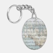 Überzeugungsbrief zweiseitig schlüsselanhänger (Vorderseite links)