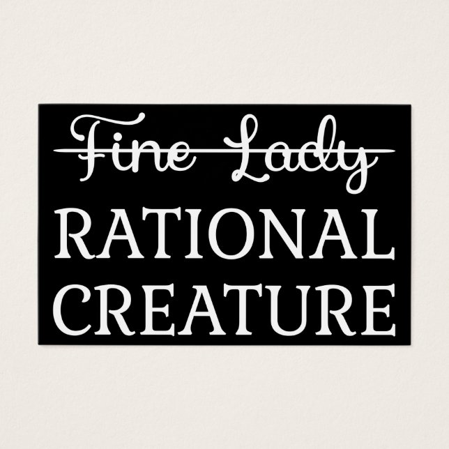 Überzeugungskraft Jane Austen - Rational Creature  (Vorderseite)