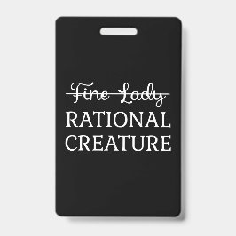 Überzeugungskraft Jane Austen - Rational Creature Ausweis