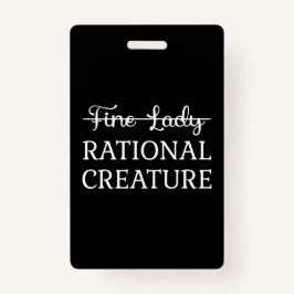 Überzeugungskraft Jane Austen - Rational Creature Ausweis