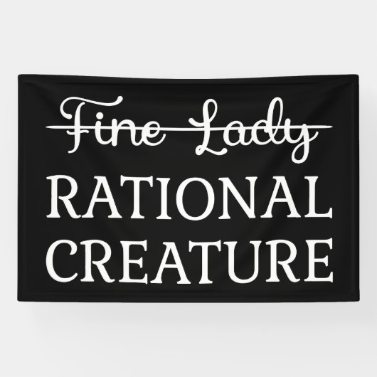 Überzeugungskraft Jane Austen - Rational Creature Banner (Horizontal)