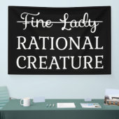 Überzeugungskraft Jane Austen - Rational Creature Banner (Messe)