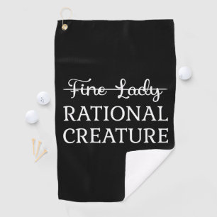 Überzeugungskraft Jane Austen - Rational Creature  Golfhandtuch