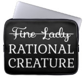 Überzeugungskraft Jane Austen - Rational Creature Laptopschutzhülle (Vorderseite)
