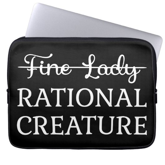 Überzeugungskraft Jane Austen - Rational Creature Laptopschutzhülle (Vorderseite)