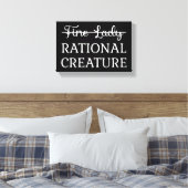 Überzeugungskraft Jane Austen - Rational Creature  Leinwanddruck (Insitu (Schlafzimmer))