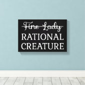 Überzeugungskraft Jane Austen - Rational Creature  Leinwanddruck (Insitu (Holzboden))