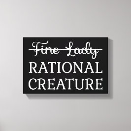 Überzeugungskraft Jane Austen - Rational Creature Leinwanddruck
