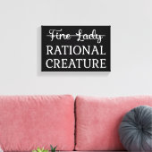 Überzeugungskraft Jane Austen - Rational Creature Leinwanddruck (Insitu (Wohnzimmer))