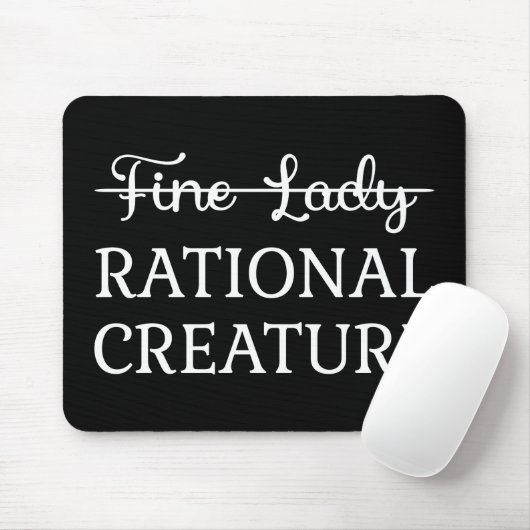 Überzeugungskraft Jane Austen - Rational Creature  Mousepad (Mit Mouse)