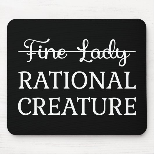 Überzeugungskraft Jane Austen - Rational Creature  Mousepad (Vorne)