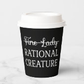 Überzeugungskraft Jane Austen - Rational Creature  Pappbecher (Vorderseite)