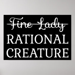 Überzeugungskraft Jane Austen - Rational Creature Poster