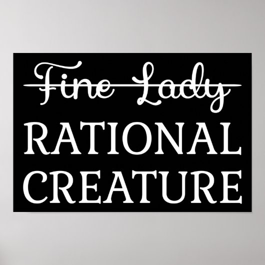 Überzeugungskraft Jane Austen - Rational Creature  Poster (Vorne)