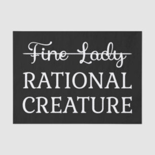Überzeugungskraft Jane Austen - Rational Creature Seidenpapier